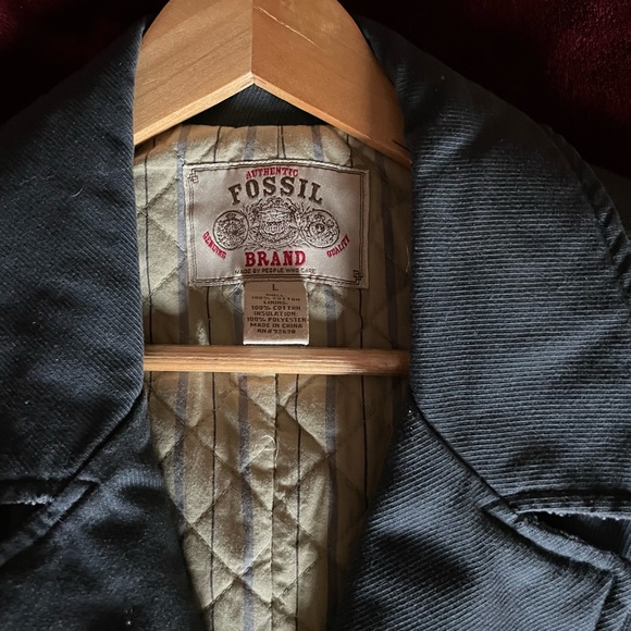 Men’s jacket, pea coat style, cotton cloth, quilted lining. - Picture 5 of 8